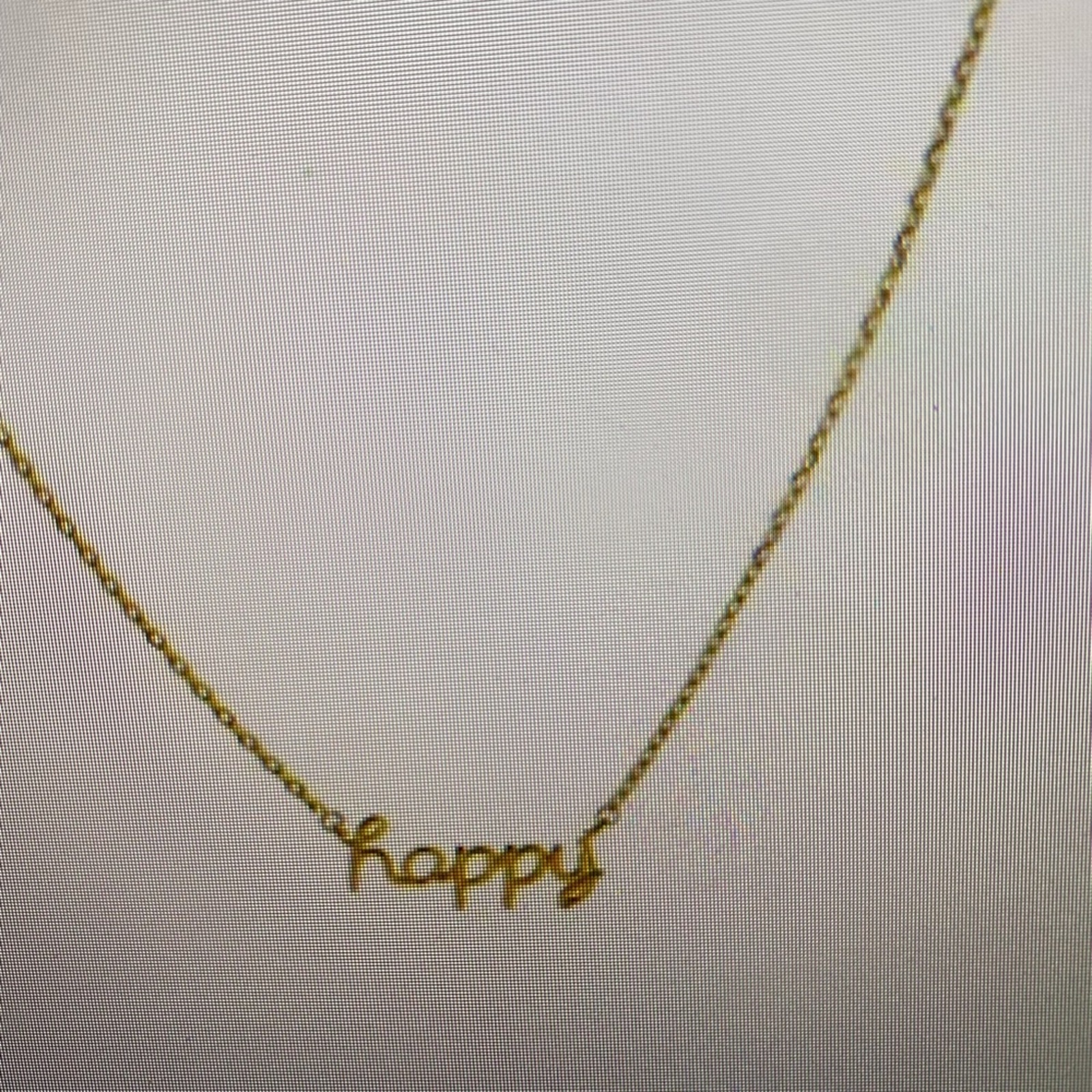 Nib Panacea Happy Necklace Gold 20$